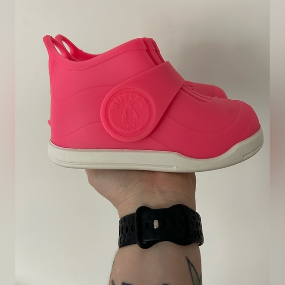 Butler Pink Kids Rain & Snow Boots - Picture 1 of 6